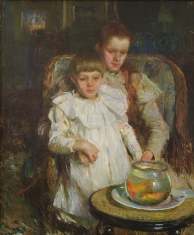 The Goldfish Bowl by Walter Frederick Osborne